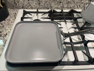 Caraway Home 2pc Nonstick Ceramic Mini Fry Pan And Mini Sauce Pan Set  Charcoal Gray : Target