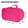 Unique Bargains Travel  Double Layer Makeup Bag Makeup Organizer Bag Storage Bag Portable Waterproof 1 Pcs - 4 of 4