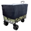 FURNIinspire Outdoor Serving Carts 440lbs Collapsible Foldable Wagon Cart with Strapping System for Camping Sports, Green, 35.04"*22.44"*38.58" - 2 of 4