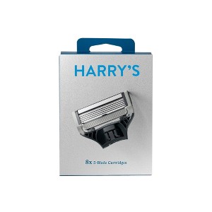 Harry's 5-Blade Men's Razor Blade Refills - 8 Cartridges - Compatible with All Harry's Razors and Flamingo Razors - 1 of 4