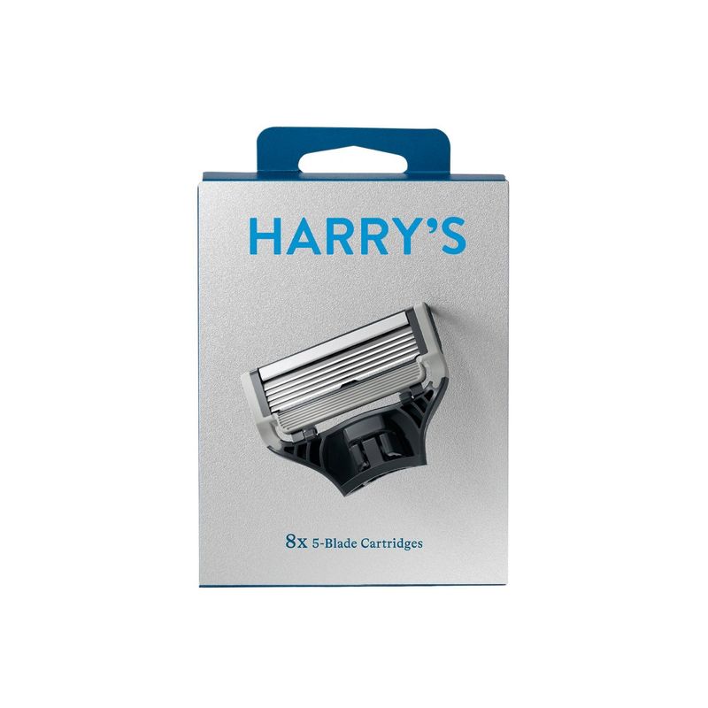 Harry&#39;s 5-Blade Men&#39;s Razor Blade Refills - 8 Cartridges - Compatible with All Harry&#39;s Razors and Flamingo Razors, 1 of 12