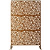 PAGED Privacy Screen Modern Metal Fence Partition Panel with Mesh Pattern for Balcony Garden Room Divider, 76" H×48" W - 3 of 4