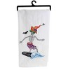 Kay Dee Designs 28.0 Inch Flamingo/Skeleton Hand Towel Bat Witches Hat Kitchen Towel - 2 of 3