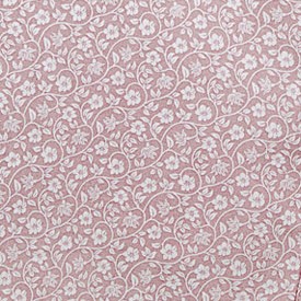 white floral on mauve