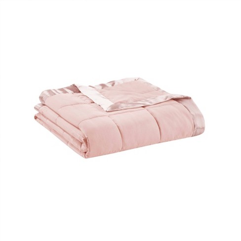 Lightweight Blanket with Satin Trim - On Sale - Bed Bath & Beyond