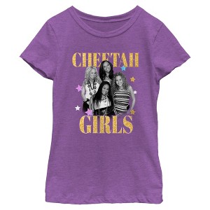 Girls The Cheetah Girls Gold Group Shot T Shirt - 1 of 4