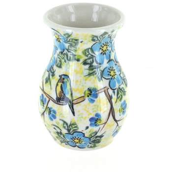 Blue Rose Polish Pottery 391 Vena Vase