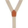 CTM Men's 1 Inch Wide Suspender with Faux Leather Buckle and Clip-Ends - 2 of 4