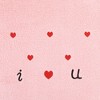 REGALWOVEN Heart Pattern Absorbent Cotton Hand Towels 4 Pack - 4 of 4