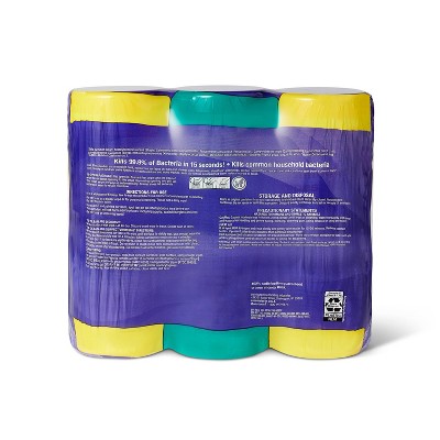 Lemon and Fresh Scent Disinfecting Wipes - 35ct/3pk - up &#38; up&#8482;