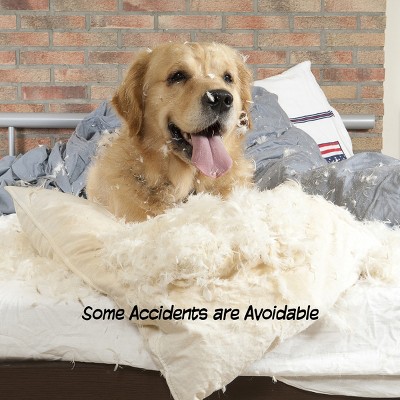 White Freestanding Metal and Plastic 3-Panel Pet Gate