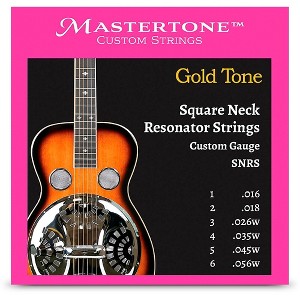 Gold Tone SNRS Square Neck Resonator Strings - 1 of 1