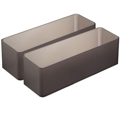 Yamazaki Home - Stackable Clear Organizers [Set of 2] - Four Sizes