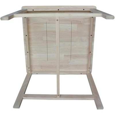 Eco-Friendly Traditional Parawood Kids 3-Piece Table and Chair Set