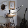 Brightech Sage 2-in-1 Mid-Century Dimmable Color Temperature Adjustable (Includes LED Light Bulb) Arc Floor and Table Lamp Matte Black - 4 of 4