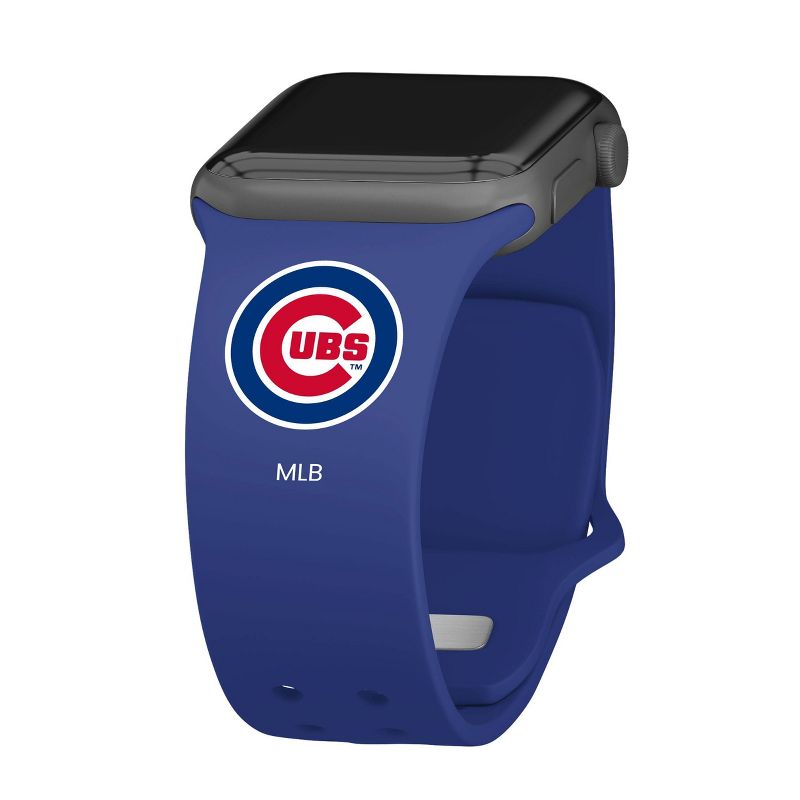 MLB Chicago Cubs Apple Watch Compatible Silicone Band - Blue
, 1 of 4
