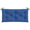 vidaXL Bench Cushion Outdoor Water Repellent Bench Cushion Pad Oxford Fabric - Blue 39.3" x 19.7" x 2.8" - 4 of 4