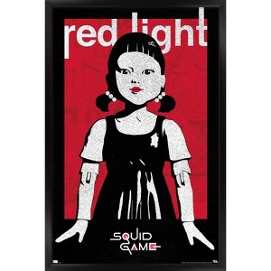 Trends International Netflix Squid Game - Red Light Framed Wall Poster Prints - 1 of 4