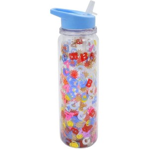 Packed Party Little Letters Sipper Cup; Reusable Confetti Tumbler Drink with Straw; Great for Adults, Kids, Men and Women- 20 oz Container - 1 of 4