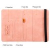 Unique Bargains PU Leather RFID Blocking Credit Card Passport Wallet 5.9" x 4.3" - 3 of 4