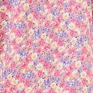 pink yellow purple floral print