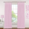 Greta Crushed Sheer Kids Single Window Curtain Panel - Elrene Home Fashions - 2 of 4