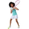 Girls Outdoor Sports Sleeveless Dress with Pockets Tennis Golf Outfit Athletic Sets - 3 of 4