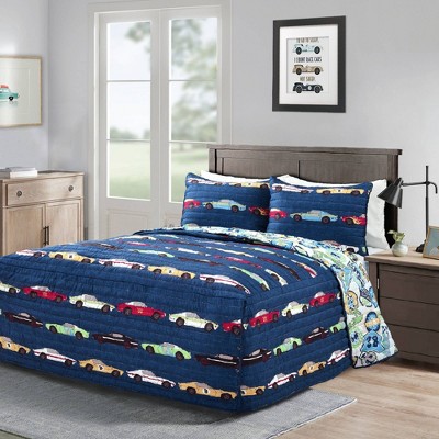 race car bed set