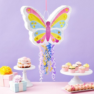Small Colorful Butterfly Pinata for Birthday Parties