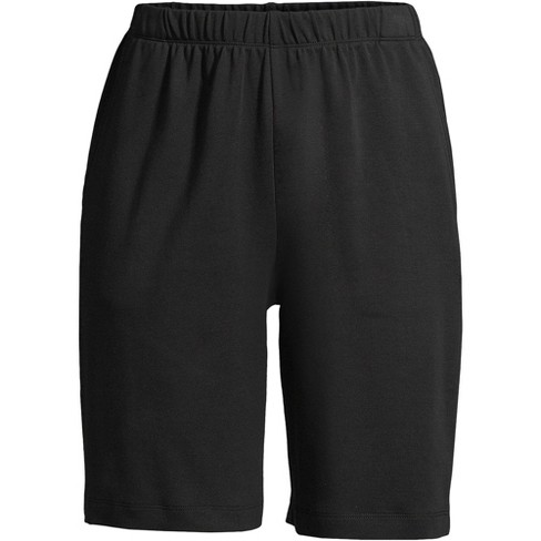 Lands' End Women's Sport Knit High Rise Elastic Waist Shorts - X Large -  Black : Target