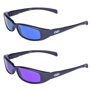 2 Pairs of Global Vision Eyewear New Attitude Safety Motorcycle Glasses - 1 of 3