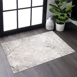 Kumasinova Trendy Stain-Resistant Area Rug – Non-Shedding Living Room Rug, Medallion Rugs for Living Room, Kid & Pet-Friendly, Boho Washable Rugs - 1 of 4