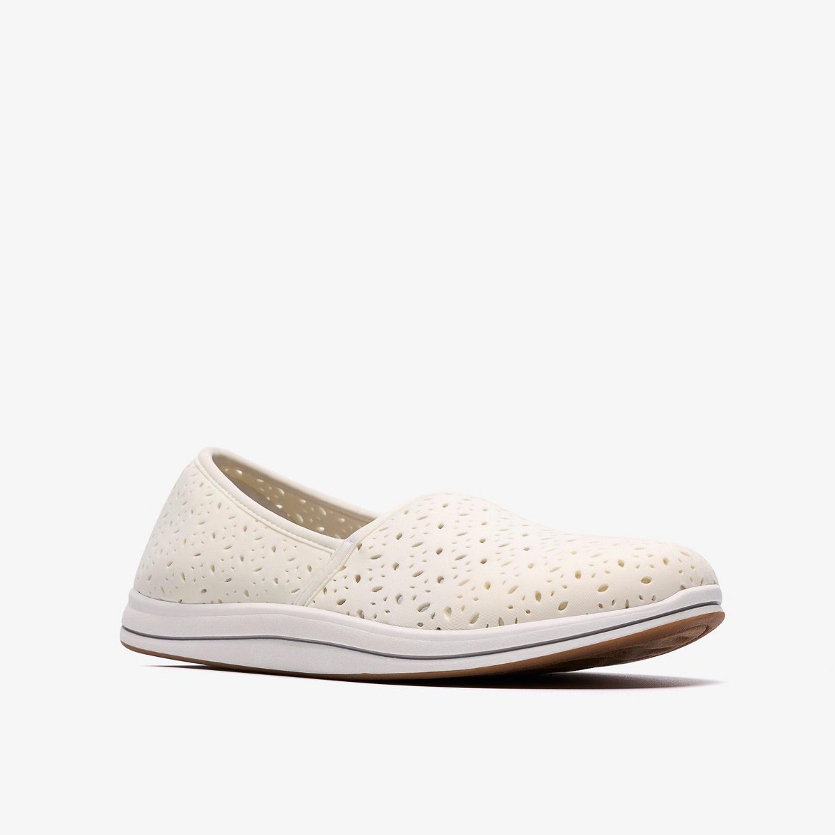 Обувь Clarks Cloudsteppers Womens Breeze Lily White Shoes 9 Medium — фото 4