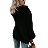 Ladies' Long - Sleeve Hooded Pullover Solid Fleece Sweatshirt - 4 of 4