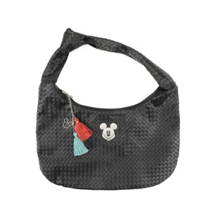 Disney Mickey Mouse Metal Badge16" Womens Handbag - 1 of 4