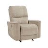 Velvet Power Rocker Reclining Chair with One-Touch Control and Removable Seat Back - 4 of 4