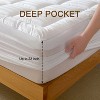 Soft & Lofty Thick Mattress Topper - Breathable Cotton Pad - 4 of 4