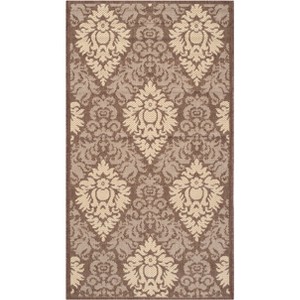 Courtyard CY2714 UV & Stain Resistant Non-Shedding Power Loomed Indoor/Outdoor Rugs - Safavieh - 1 of 4