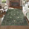 Lahome Vintage Vine Center Full Coverage Short Pile Velvet Rectangular Indoor Area Rug - 2 of 4