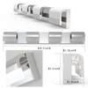 Dolonm Modern Chrome LED Vanity Light, Wall Sconce for Bathroom and Mirror, Sleek Minimalist Design, Energy-Efficient, Easy to Install - 4 of 4
