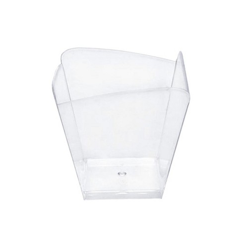 Smarty Had A Party 10 oz. Clear Square Bottom Disposable Plastic Cups (500 Cups)