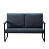 DOMETOUR 49.2” Metal Frame Loveseat for Living Room Bedroom - 2 of 4