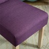 NicBex Modern Tufted Dining Chairs Set of 2, Natural Wood Legs & Solid Wood Frame, Soft Upholstered Kitchen Side Chairs - 4 of 4