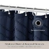 LunaLulinlk Navy Blue Shower Curtains - 4 of 4