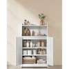 VASAGLE Bathroom Storage Cabinet, Bathroom Floor Cabinet with 2 Doors, 2 Adjustable Shelves, 11.8 x 23.6 x 39.4 Inches, Freestanding - 2 of 4