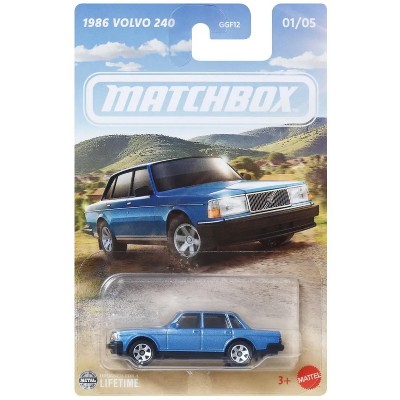 Matchbox 1986 Volvo 240 Blue European Series 2025