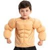 Joyfy Halloween Muscle Costume Kids, Body Builder Costume Shirt Kids Boys Suit for Halloween Dressup Party - 3 of 4