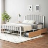Full /Queen Size Bed Frame with 4 Storage Drawers - 3 of 4