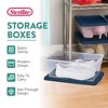 Sterilite 6 Quart Storage Box Stackable Bin with Lid, Plastic Container - 3 of 4