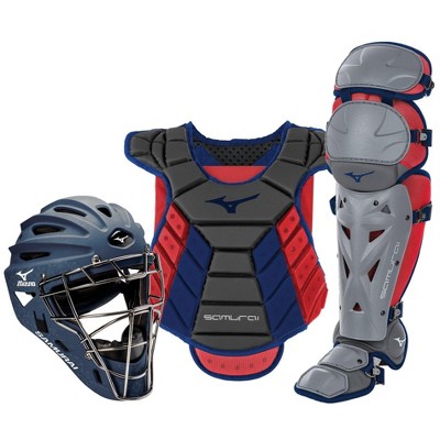 Adult Nike Catcher's Set Navy and Orange